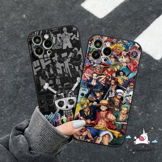 เคสโทรศัพท์มือถือ ขอบตรง ลายการ์ตูนวันพีช สําหรับ Infinix Hot 11 10 12 9 Play Note 12 G96 11 12pro 8 12 2023 Hot 11s 20s 11 9 8 12 12i 20 10t 10s 10Lite Smart 4 5 6 Plus เคสนิ่ม