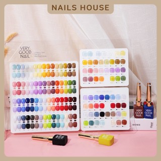 🏡 เซ็ตสีเจล ยกชุด 60สี Very Good Nail 15ml. ยาทาเล็บสีเจล แถมชาร์ตสี+Top+Base ครบเซ็ต สีเจล เปิดร้านทำเล็บ