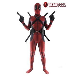 ชุดจั๊มสูทคอสเพลย์ deadpool Wade Winston Wilson พลัสไซซ์ สําหรับผู้ชาย