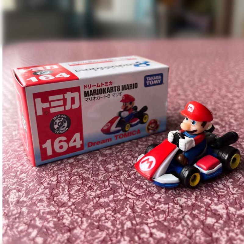 Super Mario Running Kart Mario Racing Domeka No. โมเดลรถยนต์ โลหะผสม ของเล่นสําหรับเด็ก 164