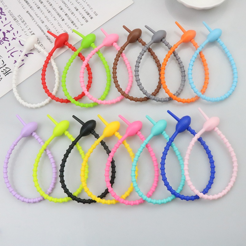 แฮนด์เมดวัสดุ diy เครื่องประดับอุปกรณ์เสริมซิลิโคนที่มีสีสันผูกเชือกยืดเชือกดึงผูกผูก