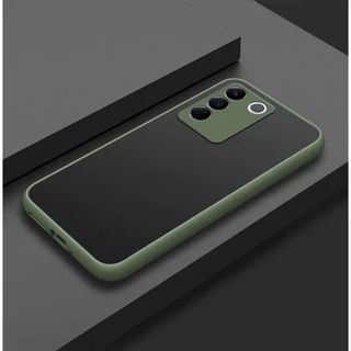ส่งด่วน เคสขอบสี ตรงรุ่น สำหรับ VIVO V40 V40Pro V30 V30Pro V30E V27 5G/V27PRO/V29/V29E/V25/V23/V23E/V21 เคสผิวด้าน 025