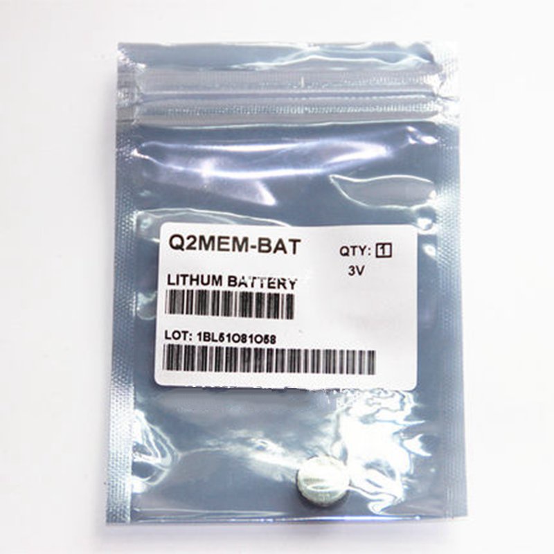 แบตเตอรี่ลิเธียม 3V 1 ชิ้น Q2MEM-1MBS Q2MEM-BAT 3V