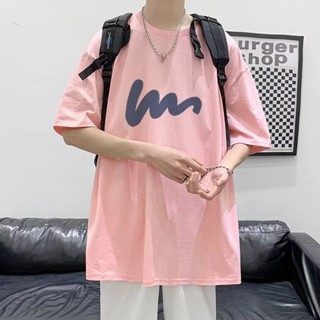 【M-5XL】เสื้อยืดลําลอง แขนสั้น คอกลม พิมพ์ลายตัวอักษร สไตล์ฮิปฮอป สตรีท ยอดนิยม สําหรับผู้ชาย