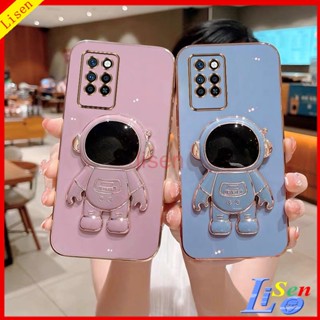 เคส infinix Note 10 Pro Smart 7 6 5 4 Note11 Pro Note11S Note12 G96 Note12 2023 เคสโทรศัพท์มือถือ ลายนักบินอวกาศ พร้อมขาตั้ง สําหรับ YHY