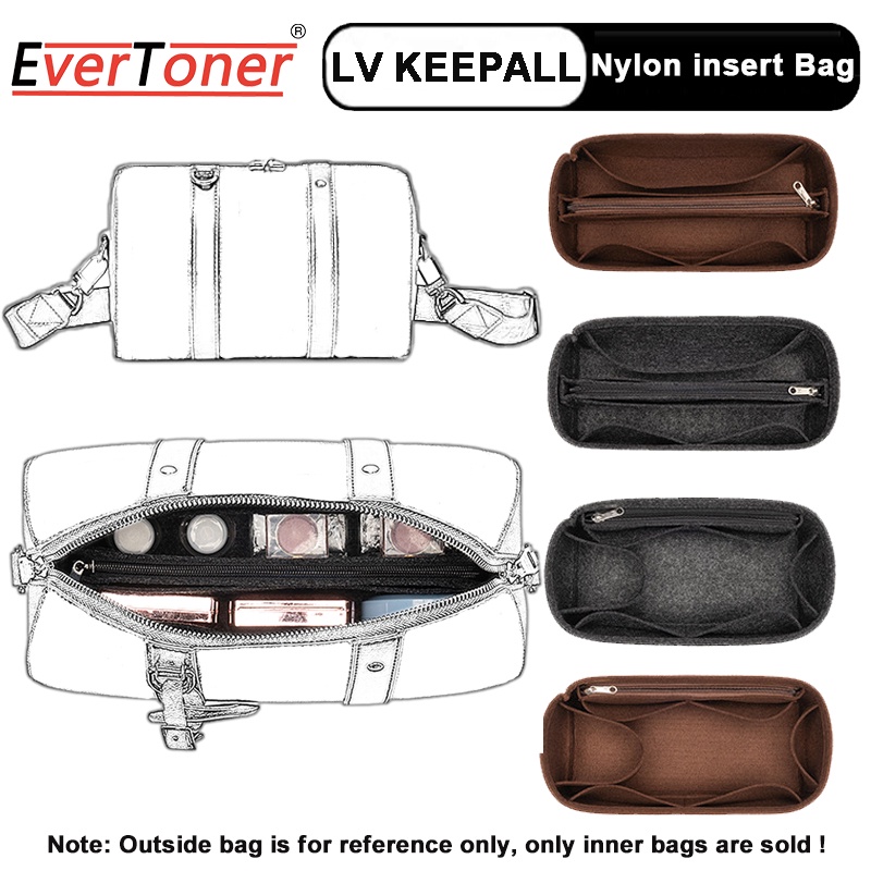 Evertoner กระเป๋าจัดเก็บเครื่องสําอาง ผ้าสักหลาด สําหรับ Keepall & City