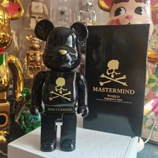 [พร้อมส่ง] ฟิกเกอร์หมี Kubrick Bearbrick 400% Violent Bear Prosperity สีดํา ทอง เงิน 28 ซม. สําหรับตกแต่งห้องนั่งเล่น