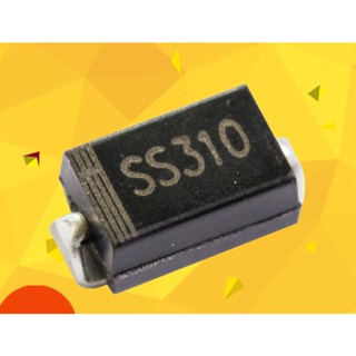 แผ่นไดโอดสกูตเตอร์ Ss310 SMA SR3100 DO-214AC 3A 100V