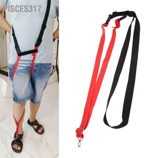 Pisces317 Leg Lifter Strap อุปกรณ์ยกเท้าแบบปรับได้ Assist Mobility Aids และอุปกรณ์สำหรับการกู้คืนอัมพาตครึ่งซีก