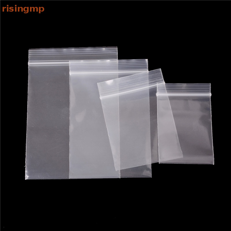 [risingmp] ถุงซิปล็อคพลาสติก หนา 0.12 มม. 100 ชิ้น ถุงบรรจุภัณฑ์พลาสติก มีซิปล็อค หนา 0.12 มม. 100 ชิ้น ต่อถุง 100 ชิ้น / Pa