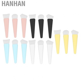 Hanhan Silicone Brush Applicator Kit  Silicone Brush Set 3Pcs Various Brush Types  for Travelling