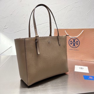 Tory Burch ใหม่ กระเป๋าถือ กระเป๋าสะพายไหล่ กระเป๋าช้อปปิ้ง ทรงโท้ท ลําลอง แฟชั่นคลาสสิก สําหรับสตรี