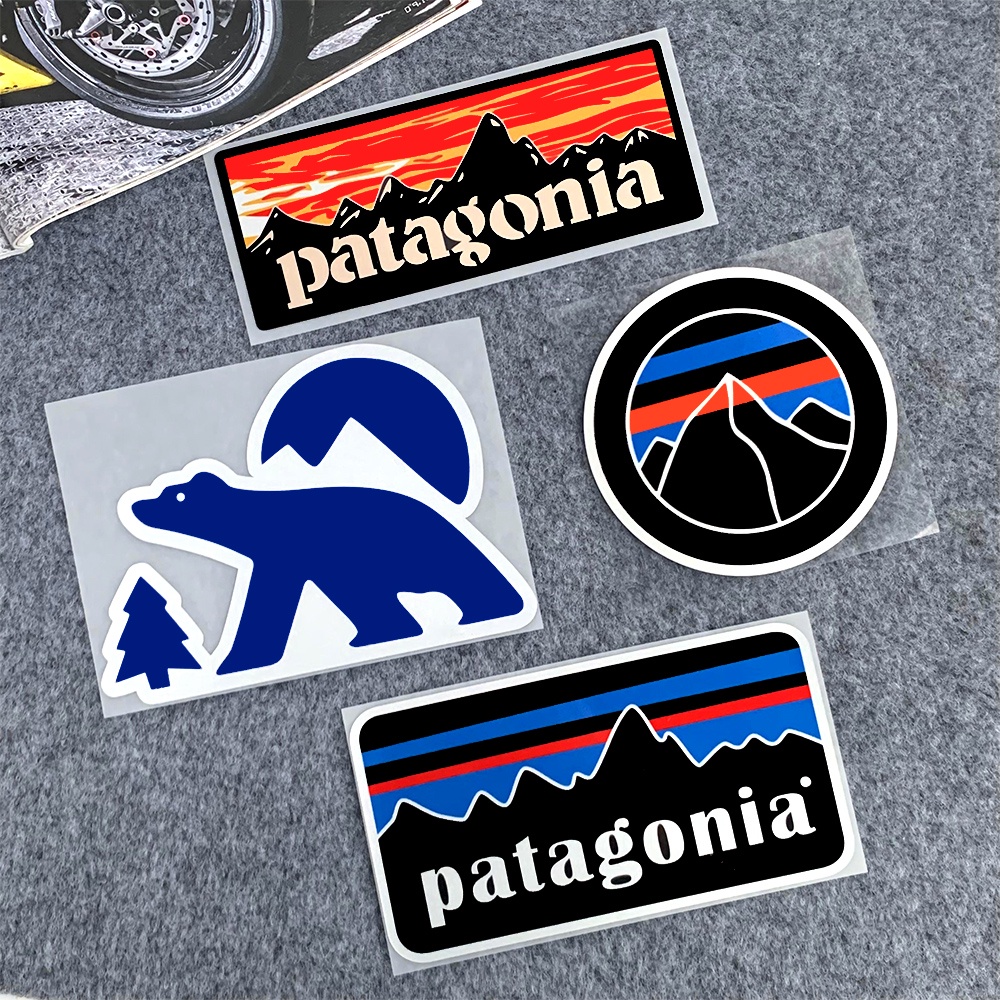 Patagonia สติกเกอร์สะท้อนแสง สําหรับติดตกแต่งรถยนต์ รถจักรยานยนต์ สกูตเตอร์ไฟฟ้า