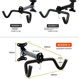 ตะขอแขวนจักรยาน แบบติดผนัง อะลูมิเนียมอัลลอย ปรับได้ สําหรับจักรยานเสือภูเขา