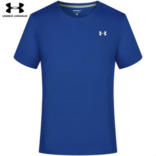 Under.armour เสื้อยืดคอกลม แขนสั้น ผ้าเรยอน แบบแห้งเร็ว ระบายอากาศ ใส่สบาย สําหรับผู้ชาย ไซซ์ S-4XL