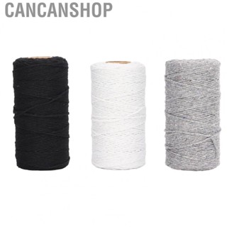 Cancanshop Macrame Rope Macrame Cord Three Colors Available for Tassel Crafts for Home Decoration