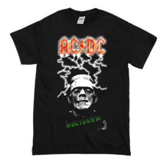 พร้อมส่ง ผ้าฝ้ายบริสุทธิ์ T-Shirt    KAOS BAND ACDC - Meltdown  KAOS PRIA WANITA  BAJU DEWASA DAN ANAK  T SHIRT  Hitam