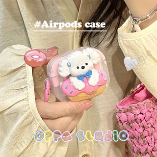 เคสหูฟังบลูทูธ ลายโดนัทน่ารัก สําหรับ airpods Pro2 1 2 3 2 3 Pro2