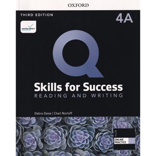 Bundanjai (หนังสือคู่มือเรียนสอบ) Q : Skills for Success 3rd ED 4 : Reading and Writing : Student Book A +iQ Online