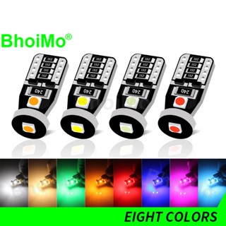 Bhoimo No polarity T10 แผงไฟ led ติดป้ายทะเบียนรถยนต์ W5W 194 168 3SMD 3030 DC12v