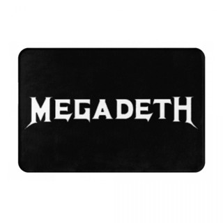 Thrash Metal-MEGADETH พรมเช็ดเท้า กันลื่น ดูดซับน้ํา แห้งเร็ว 16x24 นิ้ว สําหรับห้องน้ํา พร้อมส่ง