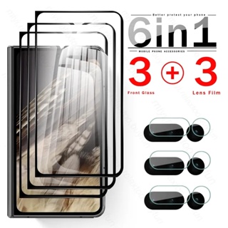 6in1 Tempered Glass For Google Pixel Fold G9FPL 7A 6a 5A 4A 7 6 a a6 5G Screen Protector Phone Lens film