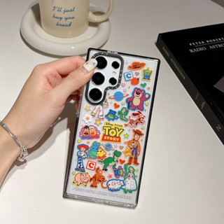 เคส Samsung Galaxy S23ultra S22Ultra โทรศัพท์มือถือ แบบนิ่ม ลาย Toy Story ประดับกลิตเตอร์ กันลื่น สําหรับ S23 S23Plus