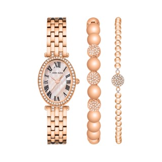 Anne Klein  AK/3970RGST ชุดเซ็ต นาฬิกาข้อมือผู้หญิงสีโรสโกลด์