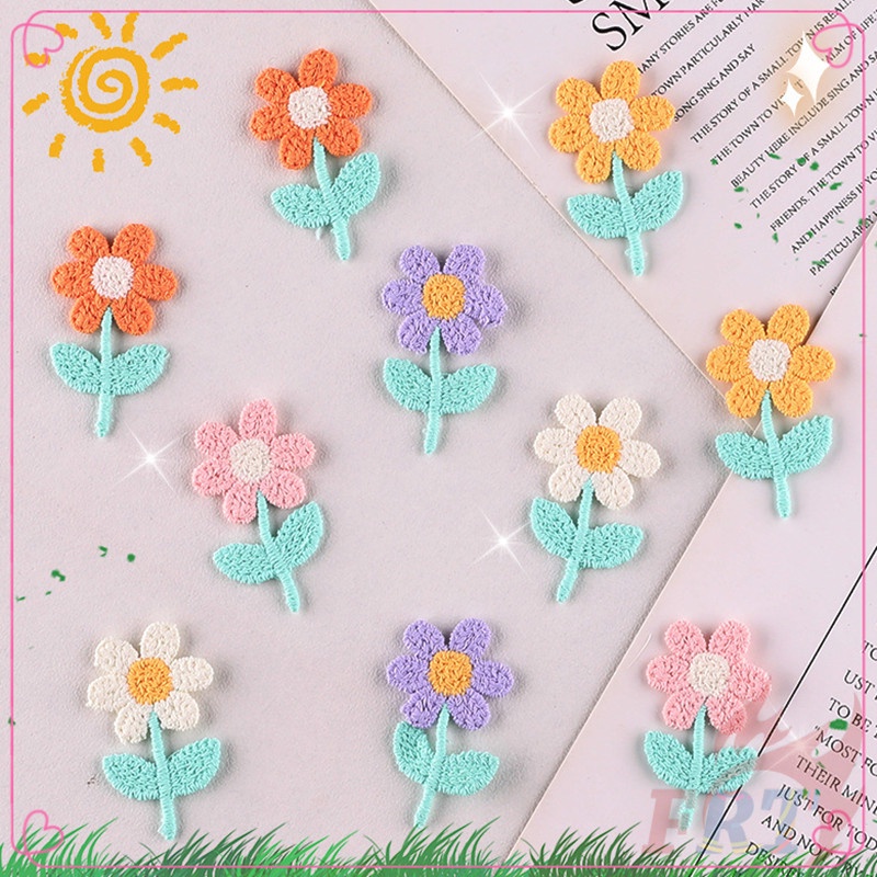 ❣️แผ่นแพทช์ปักลายดอกทานตะวัน DIY❣️กิ๊บติดผม รูปเด็กทารก สําหรับตกแต่งสมุดภาพ DIY 1 ชิ้น ราคา ถูกที่สุด ดีลบีเคเค