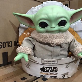 ตุ๊กตาฟิกเกอร์ Pvc Star Wars Baby Yoda Master Mandalorian ขนาด 28 ซม. ของเล่นสําหรับเด็ก