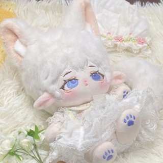 [Virko] [Virko] ตุ๊กตาฝ้าย 20 cm. ตุ๊กตาฝ้าย ดูดหางแม่เหล็กยึดหู