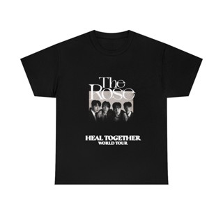 เสื้อยืด ผ้าฝ้าย พิมพ์ลาย The Rose - Heal Together World Tour สําหรับผู้ชาย และผู้หญิง