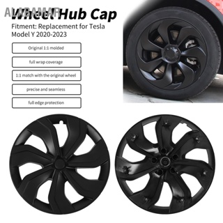 ALABAMAR 4Pcs 19in ล้อ Hubcap Scratch ฟรีสไตล์สปอร์ตยาวนานสำหรับ Tesla รุ่น Y 2020 ถึง 2023