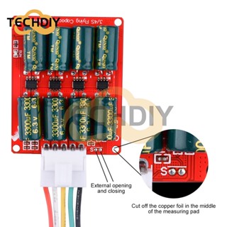 ตัวเก็บประจุแบตเตอรี่ลิเธียม 4S 6S 8S 3A Li-Ion Lifepo4 BMS