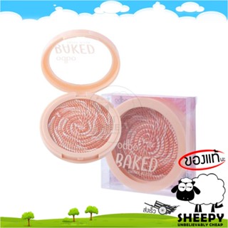 [ร้านน้องแกะ🐑]แท้/ส่งไว🩷 บลัชออน สีหวาน เม็ดสีแน่น ติดทนนาน ODBO BAKED SNOWY BLUSH (OD1308)