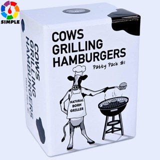 Cows Grilling Hamburgers - Funny Adult Party Card Game