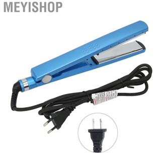 Meyishop Hair Straightening Flat Iron  2 in 1 Hair Flat Iron Prevent Scald Avoid Winding Tightly Panels 360° Rotating Line  for Hair Styling