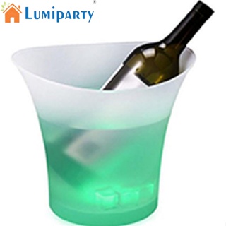 Lumiparty ถังน้ําแข็ง LED เรืองแสง ทรงกลม 5 ลิตร สําหรับปาร์ตี้ เบียร์ ไวน์ แชมเปญ บาร์ KTV