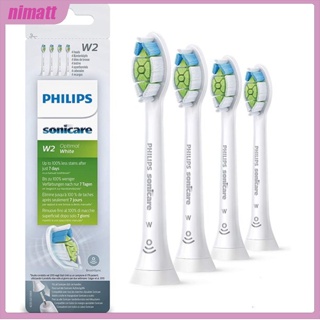 Ni หัวแปรงสีฟัน แบบเปลี่ยน สําหรับ Philips Sonicare w2 Hx6063 64 (w2)