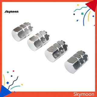 Skym* ฝาครอบวาล์วลมยาง อลูมิเนียม สําหรับรถยนต์ รถบรรทุก รถจักรยาน 4 ชิ้น