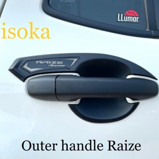 Toyota Raize Black doff มือจับ + แพ็คเกจด้านนอก