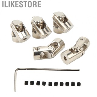 Ilikestore Universal Joint Shaft Coupler  High Strength 3mm Universal Joint Coupling Connector 2 Section  for