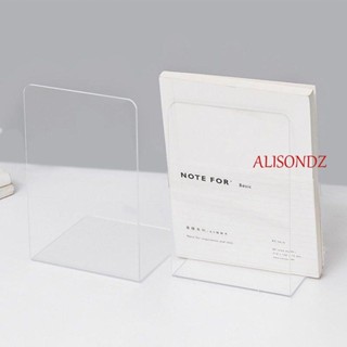 ALISONDZ ชั้นวางหนังสือ แบบใส สําหรับจัดระเบียบโต๊ะเรียน