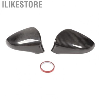 Ilikestore Door Wing Mirror Cap  Rearview Side Mirror Cover Wear Resistant with Double Sided Adhesive for Car