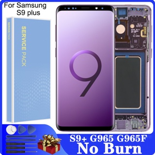 Super AMOLED S9 Plus หน้าจอสัมผัส LCD 6.2 นิ้ว แบบเปลี่ยน สําหรับ Samsung Galaxy S9 Plus G965f G965