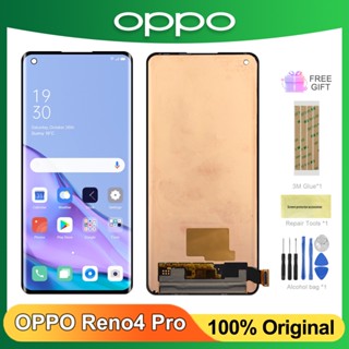 อะไหล่หน้าจอสัมผัส LCD แบบเปลี่ยน สําหรับ Oppo Reno4 Pro CPH2109 Reno 4Pro 5G PDNM00 CPH2089