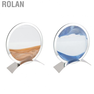 Rolan Quicksand Picture  Stable Base Fade Resistant High Transparency Moving Sand Painting Decorative  for Office for Bedroom