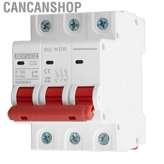 Cancanshop 3P Small Circuit Breaker Circuit Breaker DC750V 32A for Marine Power System