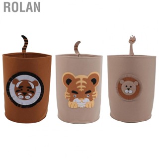 Rolan Storage Baskets Thickened Organic Cotton Foldable Portable Laundry