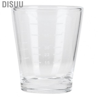 Disuu 80ml Transparent Coffee  Measuring Glass Cup With Scales For Home Office Use